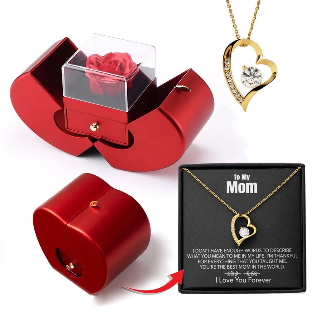 Ensemble de colliers creux en forme de coeur pour femmes - OUIOUISHOP