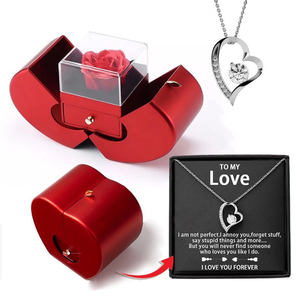 Ensemble de colliers creux en forme de coeur pour femmes - OUIOUISHOP