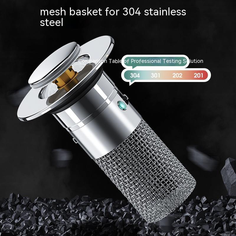 Nouveau filet filtrant anti-blocage Égoutteur de lavabo de type poussoir Bouchon de fuite de lavabo Déodorant - OUIOUISHOP
