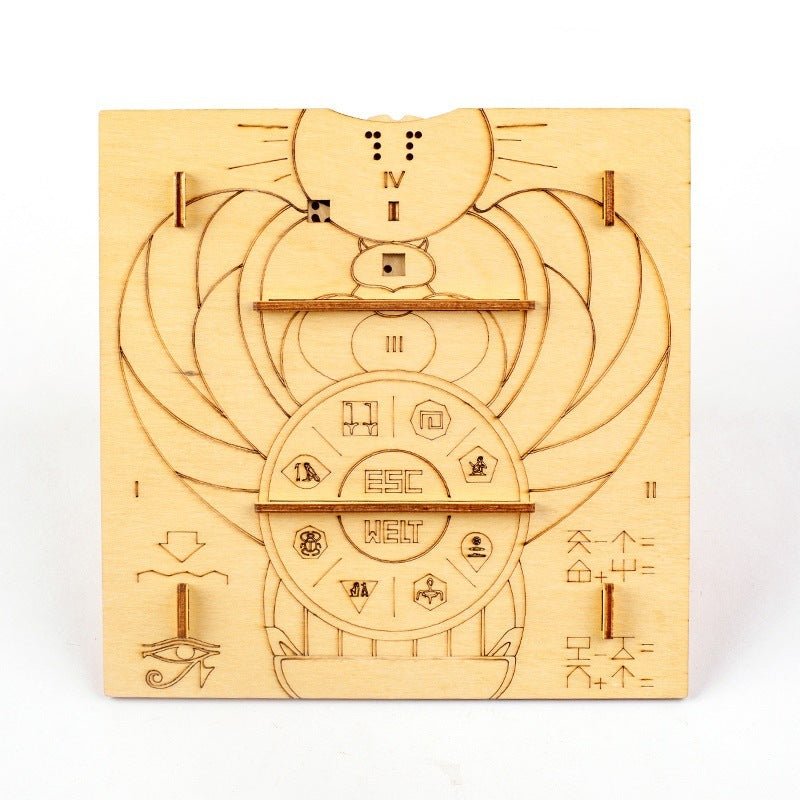 Pyramide Décryptage Nouvelle Boîte En Bois de Puzzle - OUIOUISHOP