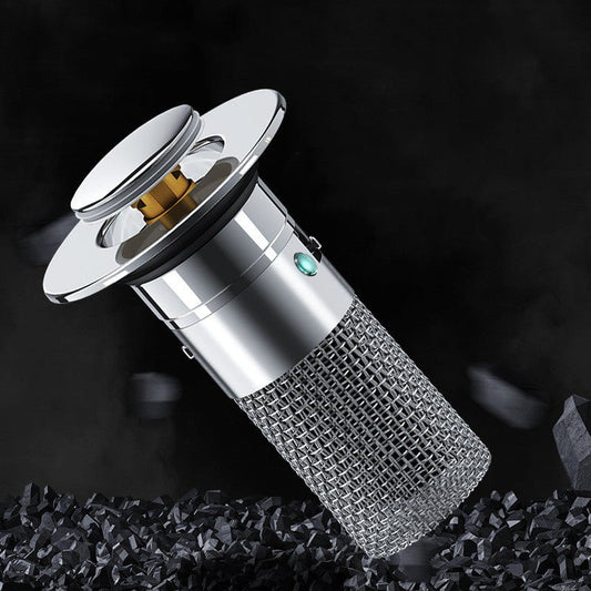 Nouveau filet filtrant anti-blocage Égoutteur de lavabo de type poussoir Bouchon de fuite de lavabo Déodorant - OUIOUISHOP